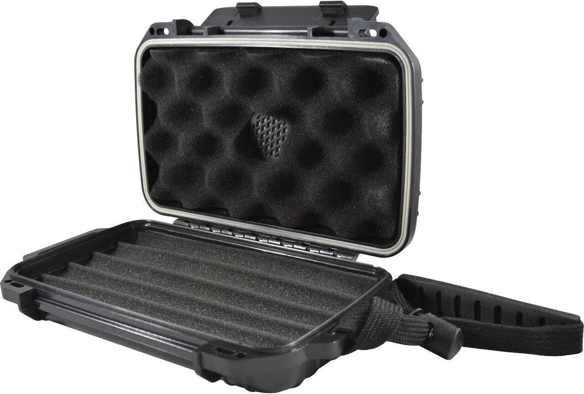 Phonaddon Reis Humidor Sigaren Reisdoos 5 Sigaren - Zwart