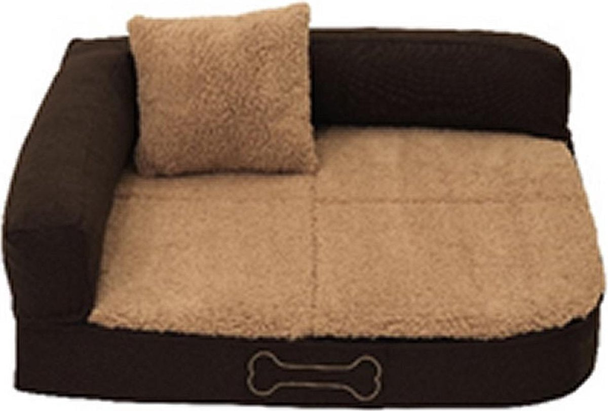Sun Garden Pallina Orthopedisch Hondenkussen 80x60x25 cm Bruin/Beige