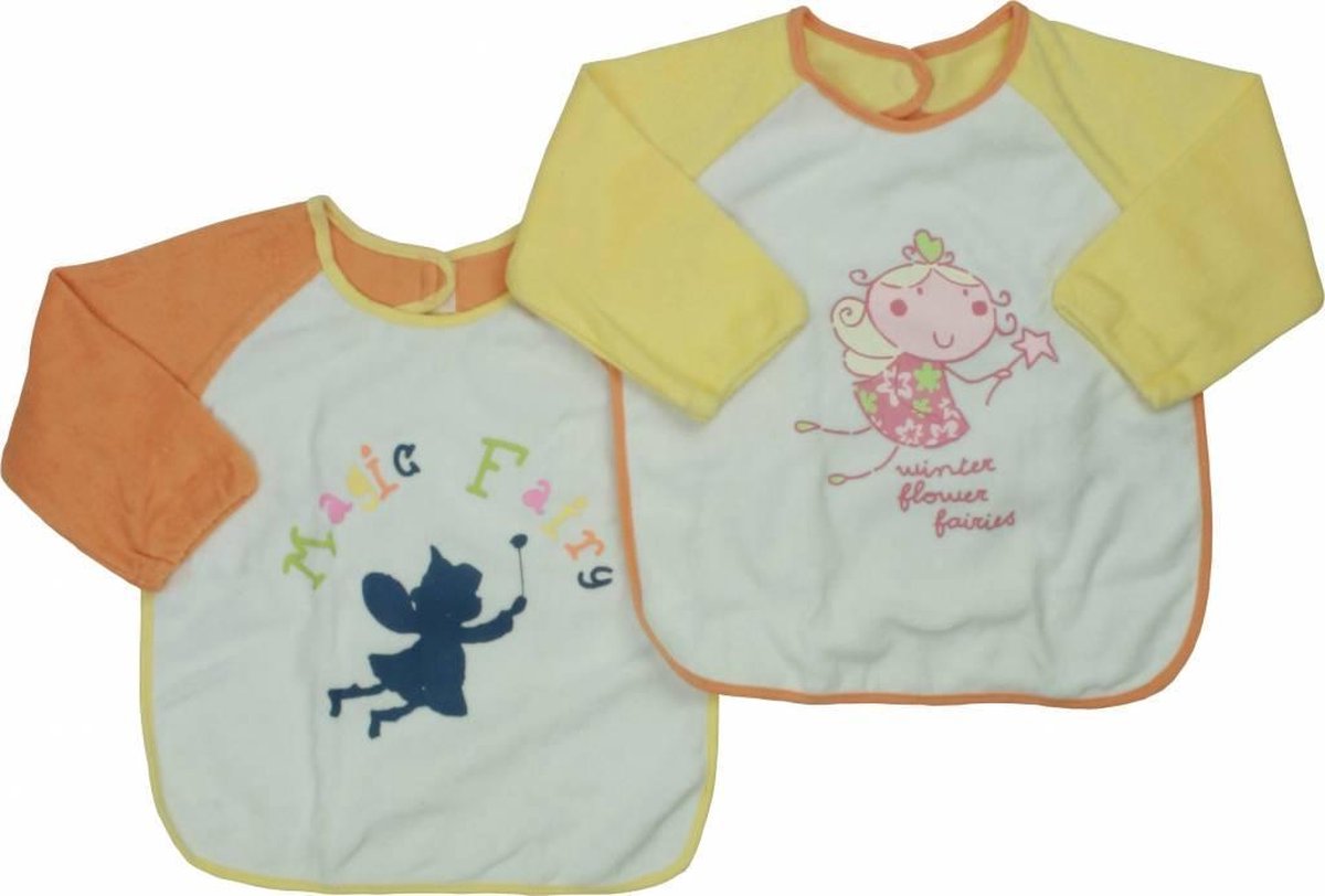 Bianco Blu Babies Slabber Geel Oranje Maten: Een maat