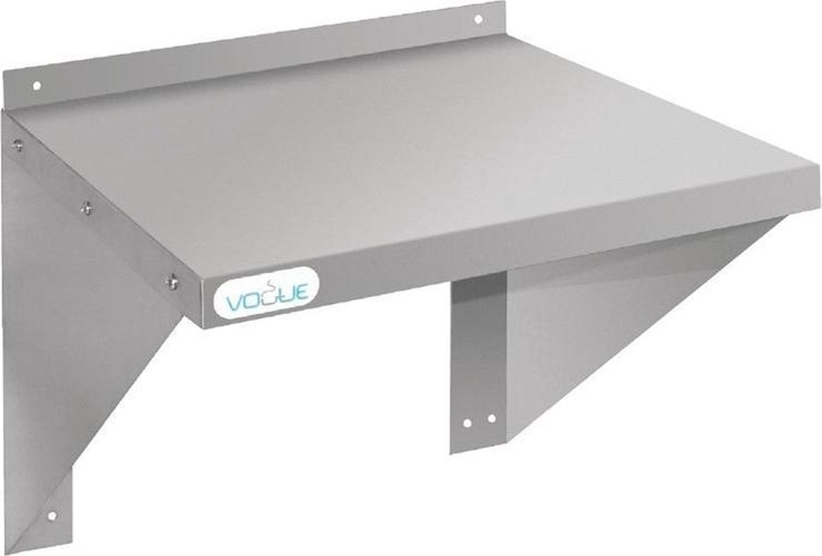RVS oven/magnetron wandplank - 56 x 46 cm