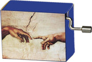 Muziekdoosje Michelangelo Creation Adam met melodie Song of Joy van Beethoven