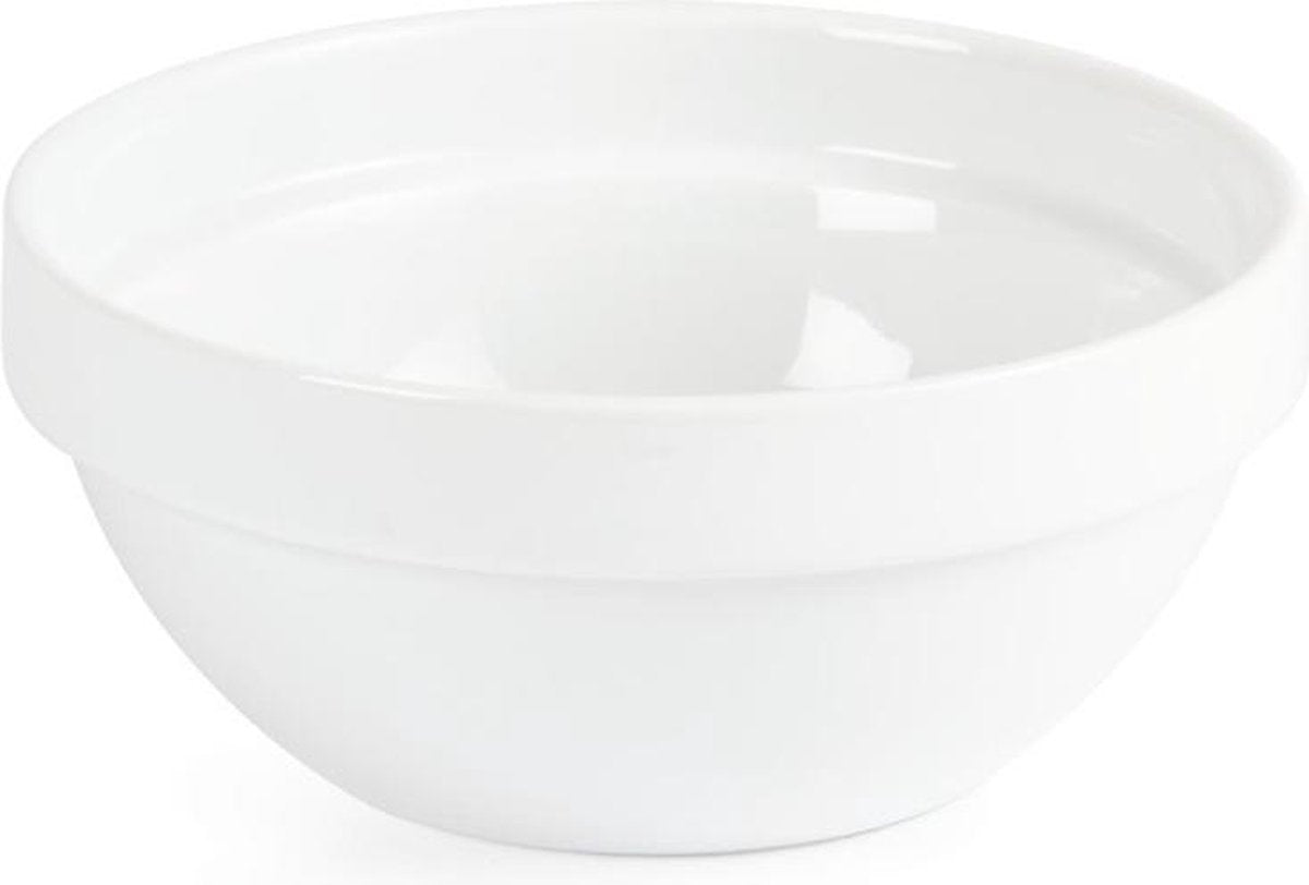 Olympia wit stapelbare kom - 15cm
