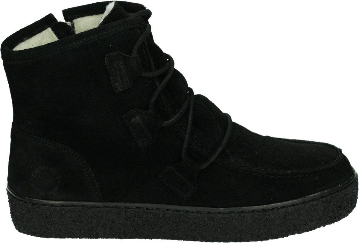 Ca'Shott 18110 - Dames VeterlaarzenHalf-hoge schoenen - Kleur: Zwart - Maat: 37