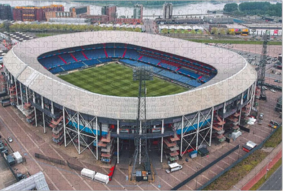 De Kuip Feijenoord | Feyenoord Rotterdam | Voetbalstadion - Puzzel 252 stukjes