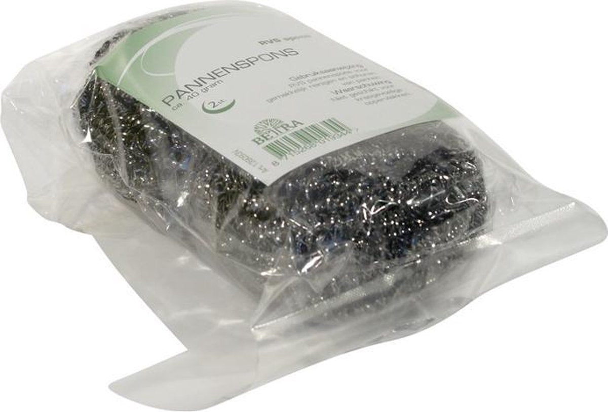 Reinigingsspons RVS 40-grams pak a 10