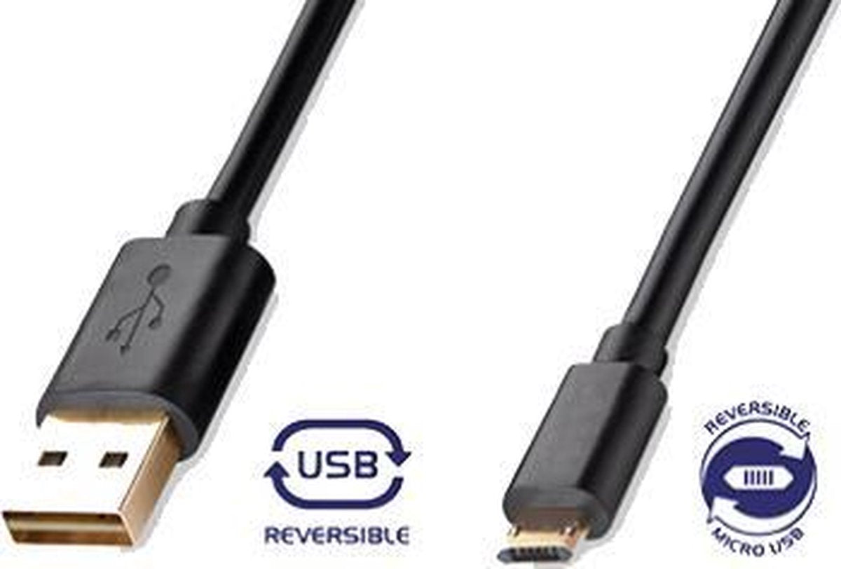 Syco Micro USB kabel met long tip