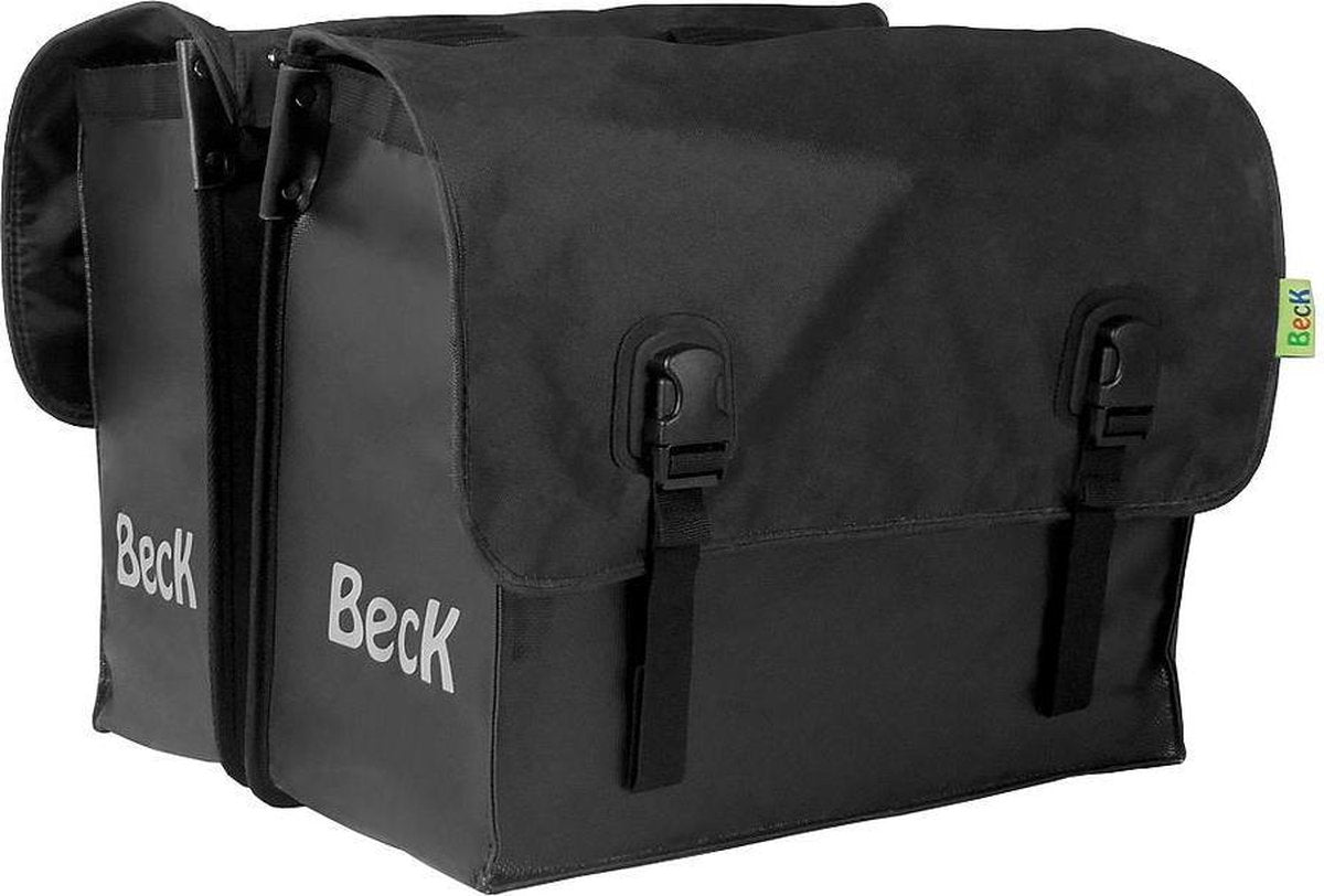 Beck Classic Black - Dubbele Fietstas - 45 l - Zwart