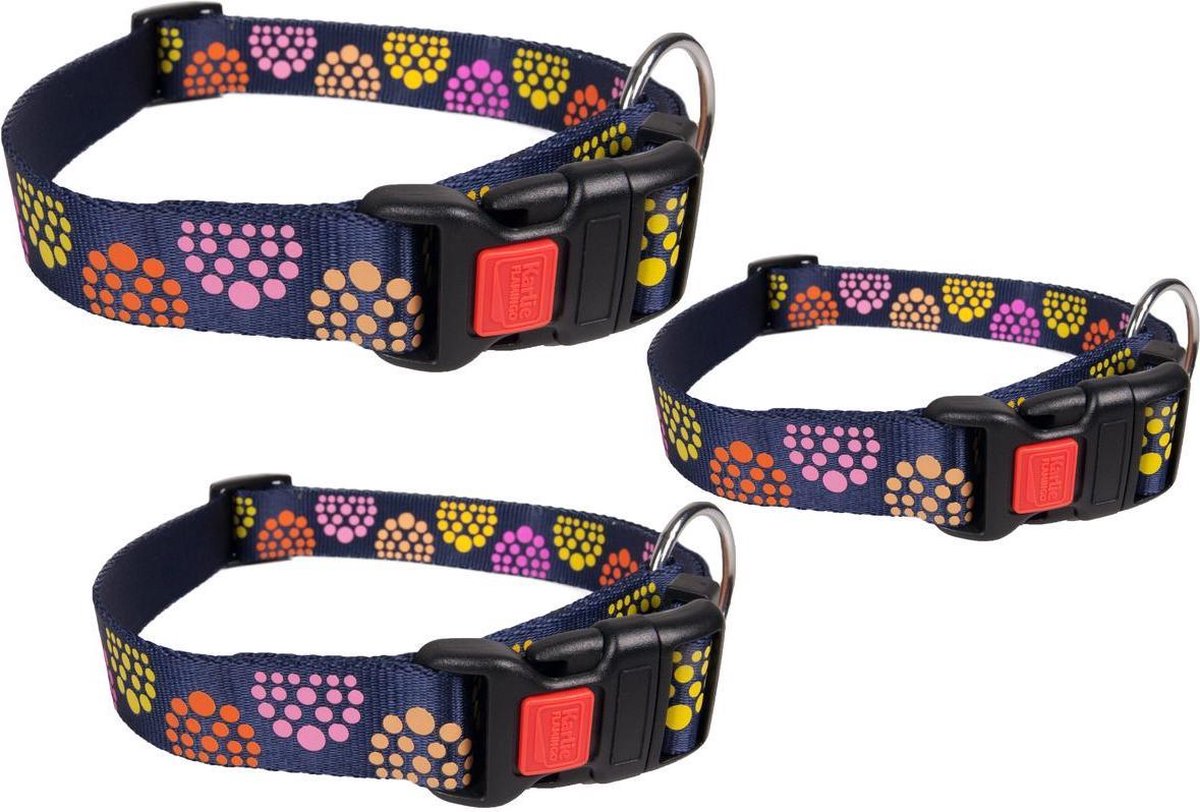 Collar party blue 40-55cm 20mm