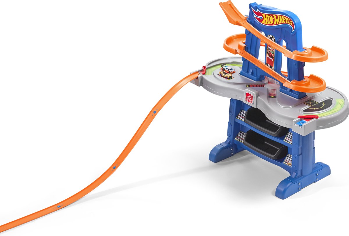 Step2 autoracebaan - Hot Wheels - Road Rally Raceway - Inclusief stoepkrijt