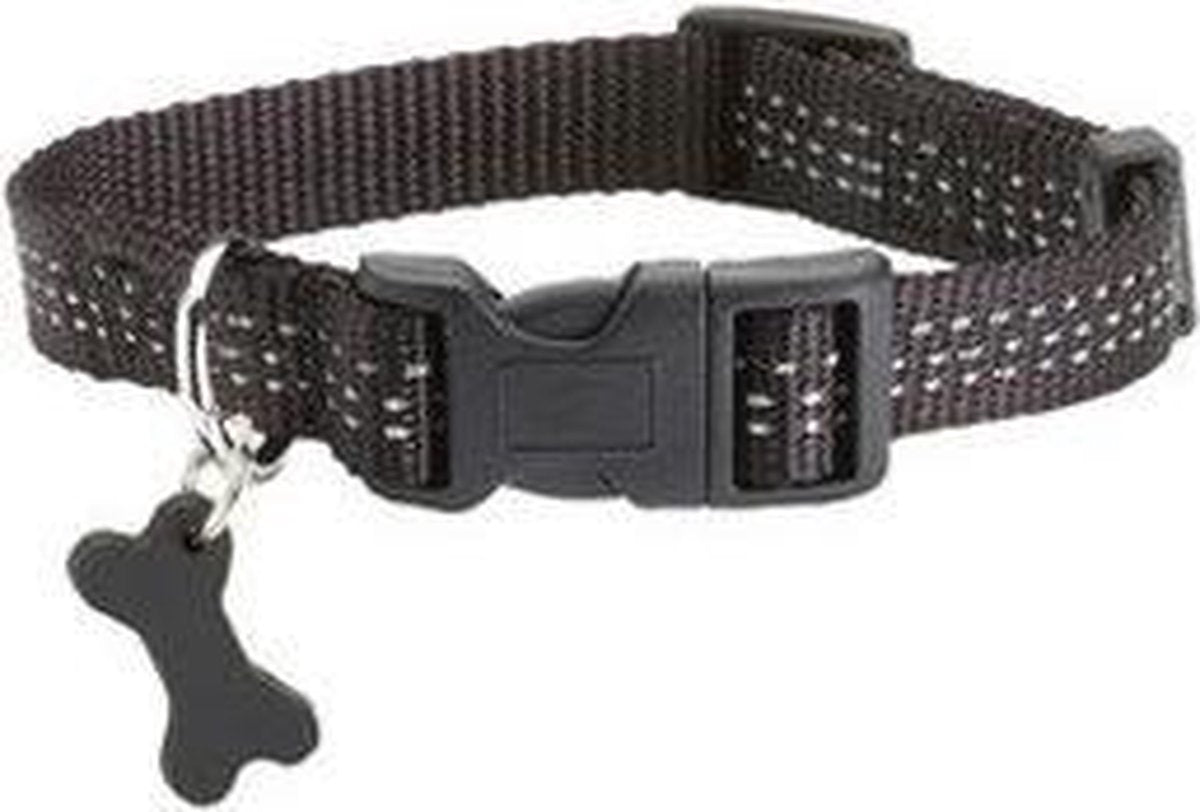Bobby Halsband Reflectie Safe L Zwart