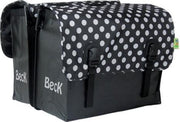 BECK Classic White Small Dots Dubbele Fietstas 46 Liter