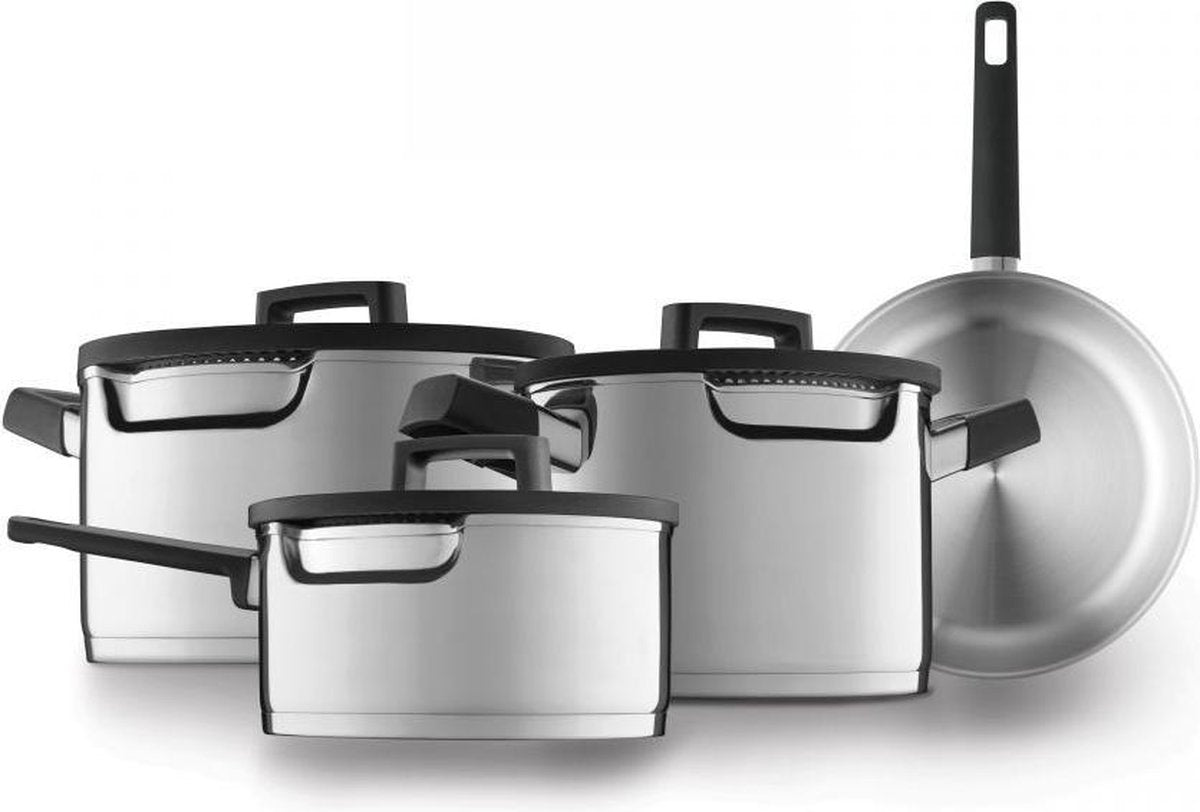 BergHOFF GEM Downdraft pannenset - 7 delige set - 4 pannen