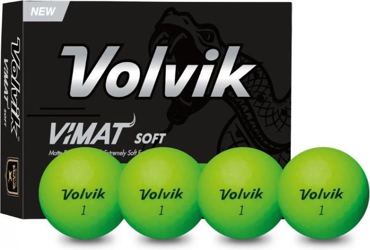 Volvik vimat soft golfbal Lime