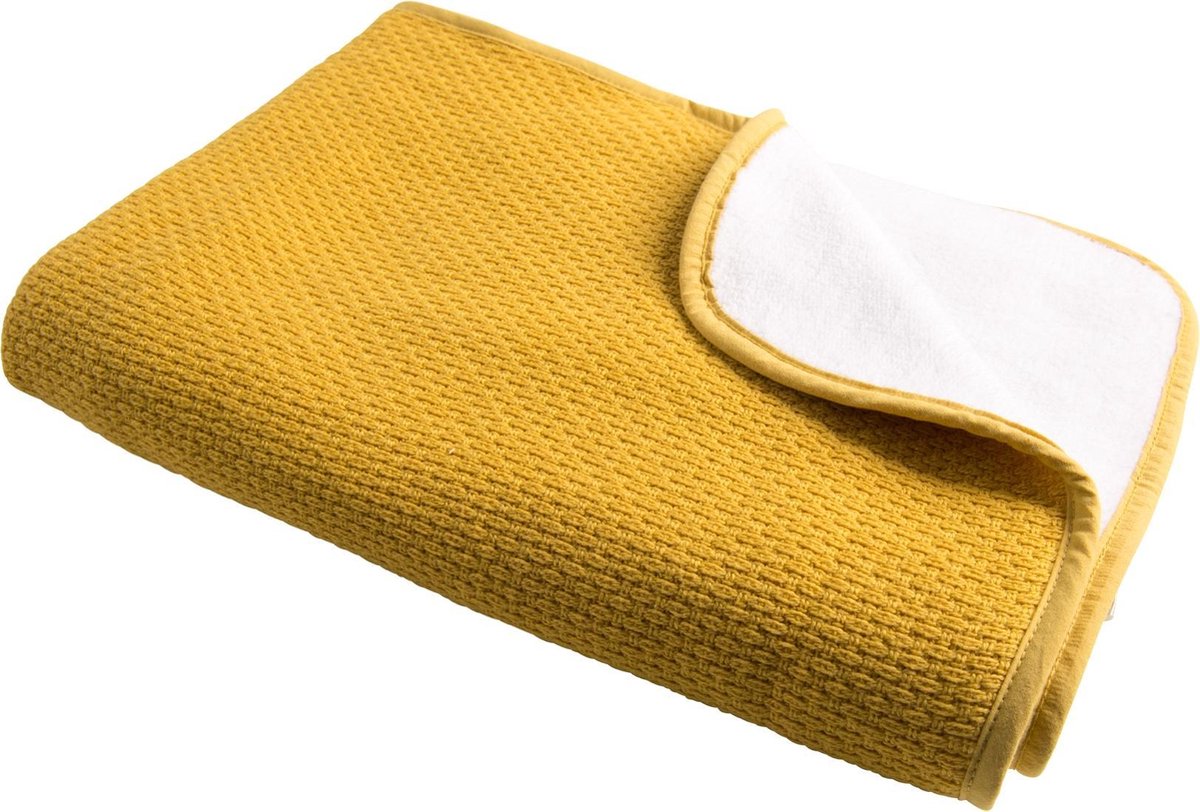 Briljant Baby Pique Winter Ledikantdeken - 100x150 cm - Oker