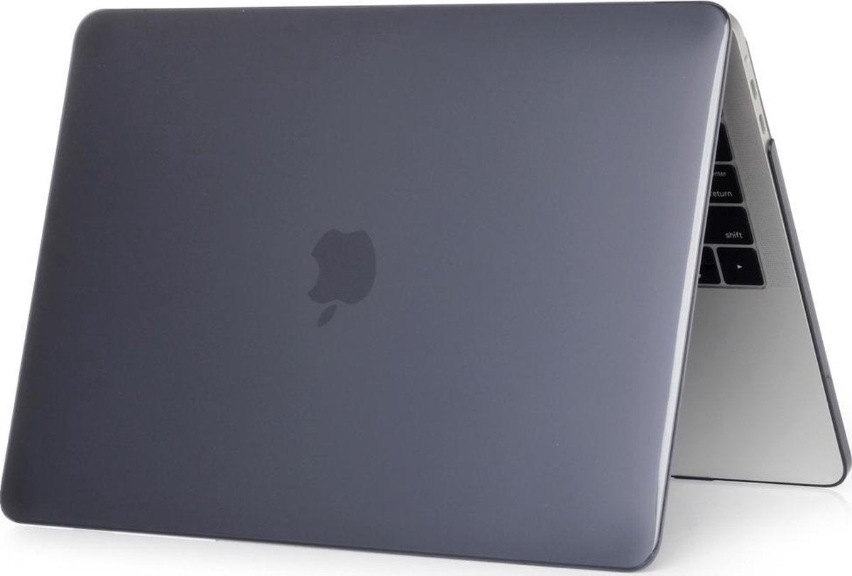 Mobigear Glossy Case voor de MacBook Pro 16 inch A2141 - Zwart