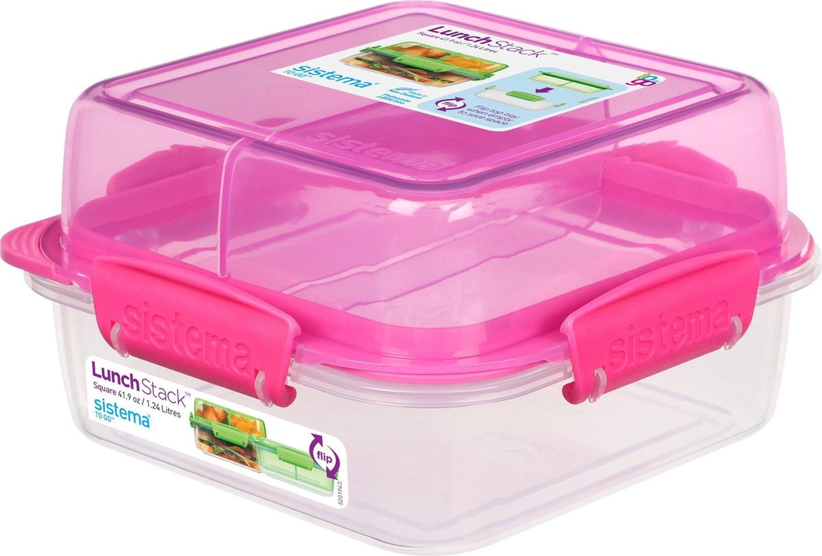 Sistema Lunchbox Stack Square To Go (1