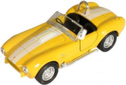 Welly Schaalmodel Shelby Cobra 427 1:34 Geel 11 Cm