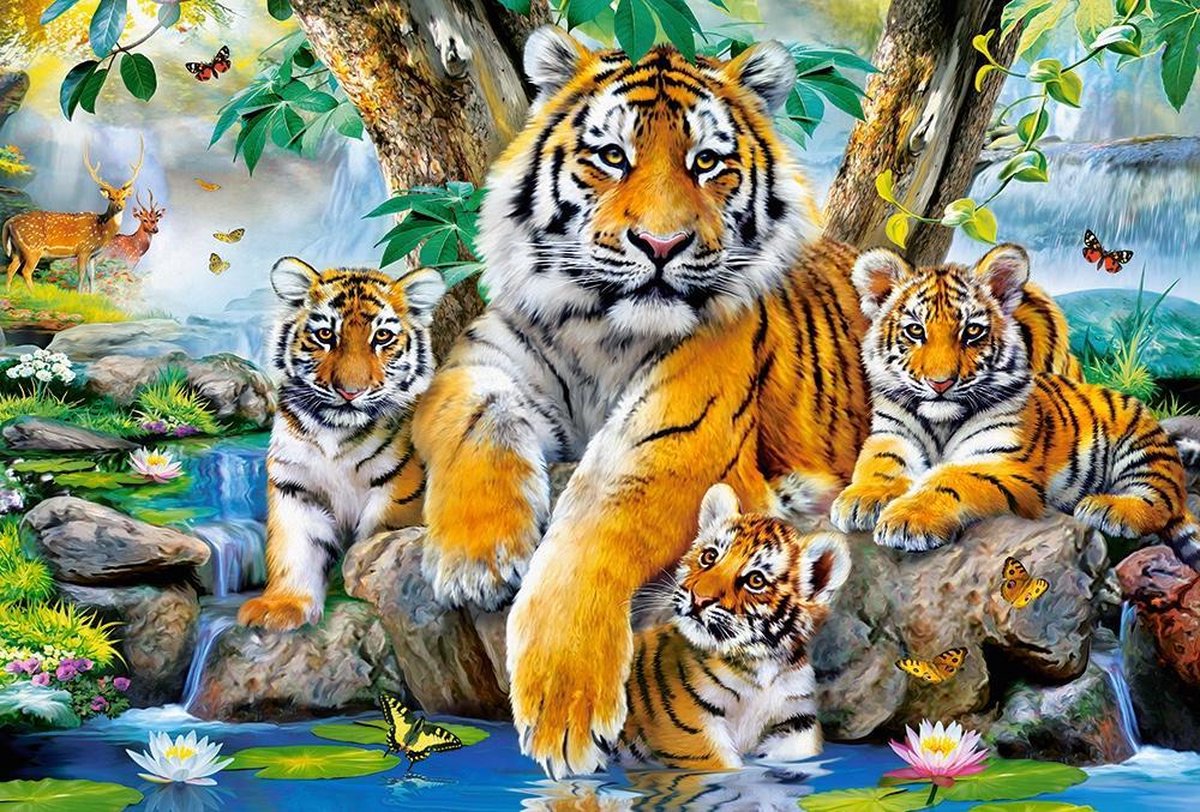 Tigers by the Stream - 1000 stukjes