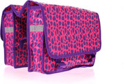Perfection Dubbele Meisjes Fietstas Roze / Paars 8 Liter