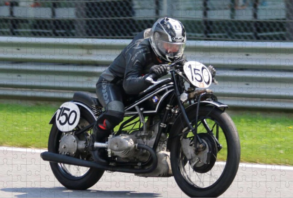 Oldtimer Motor | Circuit Racemotor - Puzzel 252 stukjes