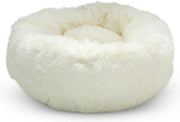 Snoozle Kattenmand - Superzacht en Luxe - Fluffy - Rond - Wasbaar - Poezenmand - 60cm - Wit