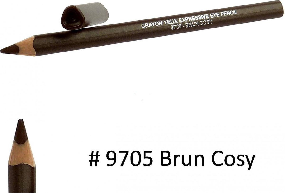 BIGUINE MAKE UP PARIS Crayon Yeux Expressive Eye Pencil -  Cosmetics - 1.2g - 9705 Brun Cosy