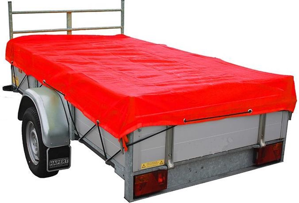 Afdeknet Fijnmazig 250x450cm Pe Rood