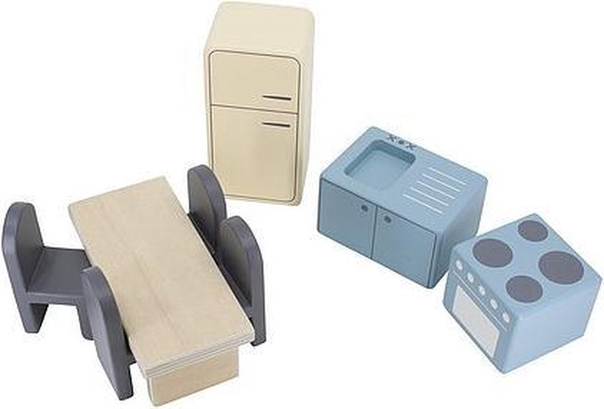 Sebra poppenhuis keuken hout