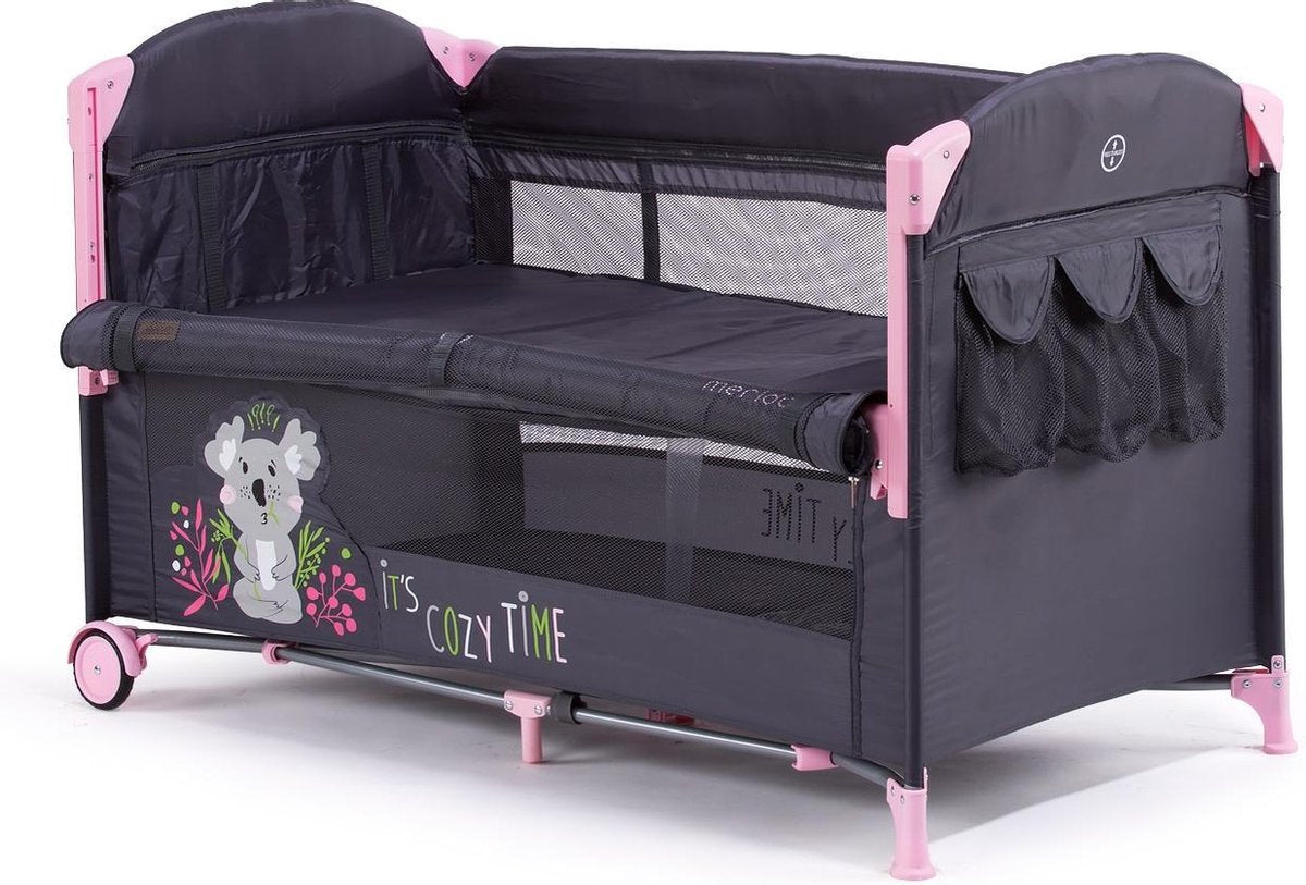 Campingbedje chipolino merida roze peony