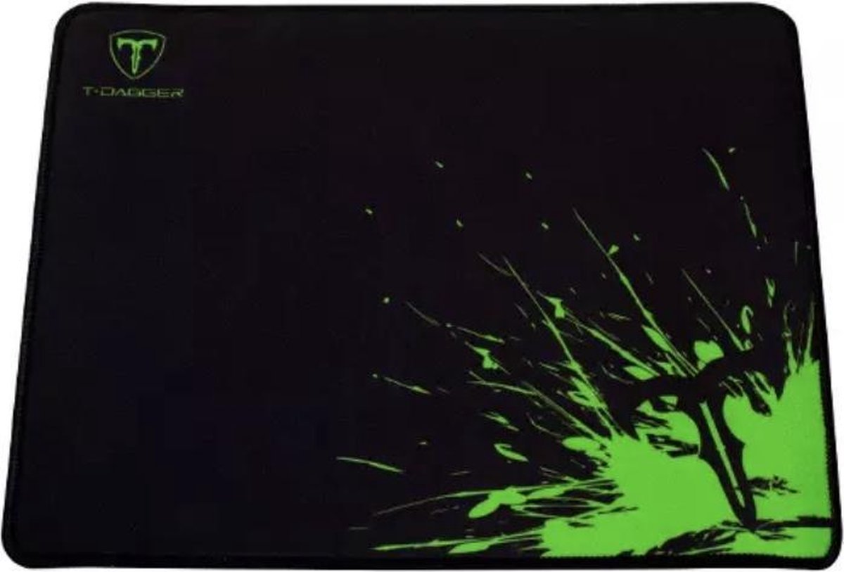 T-DAGGER Muismat Gaming – Computer Muismat - Speed Editie - Zwart - Anti Slip