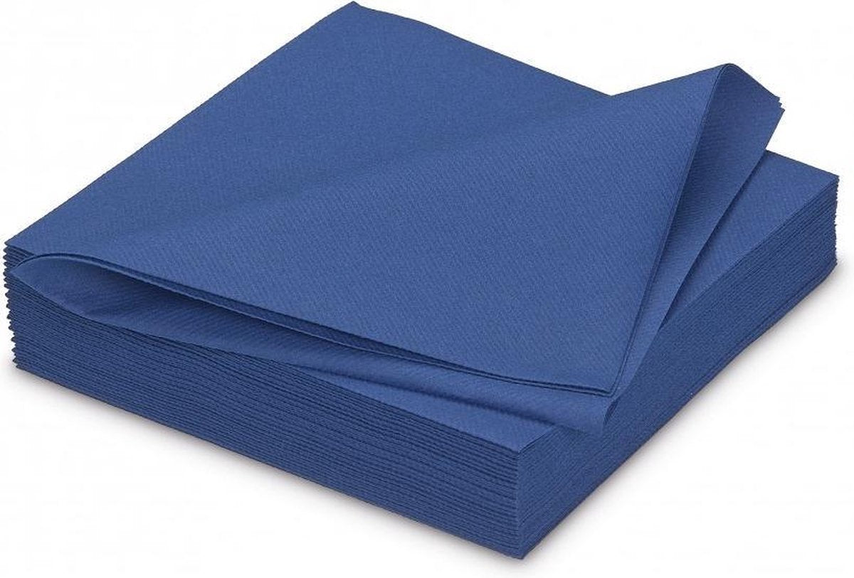 GALA Servetten - Royal Blue - 40x40cm - 25 Stuks - Blauw