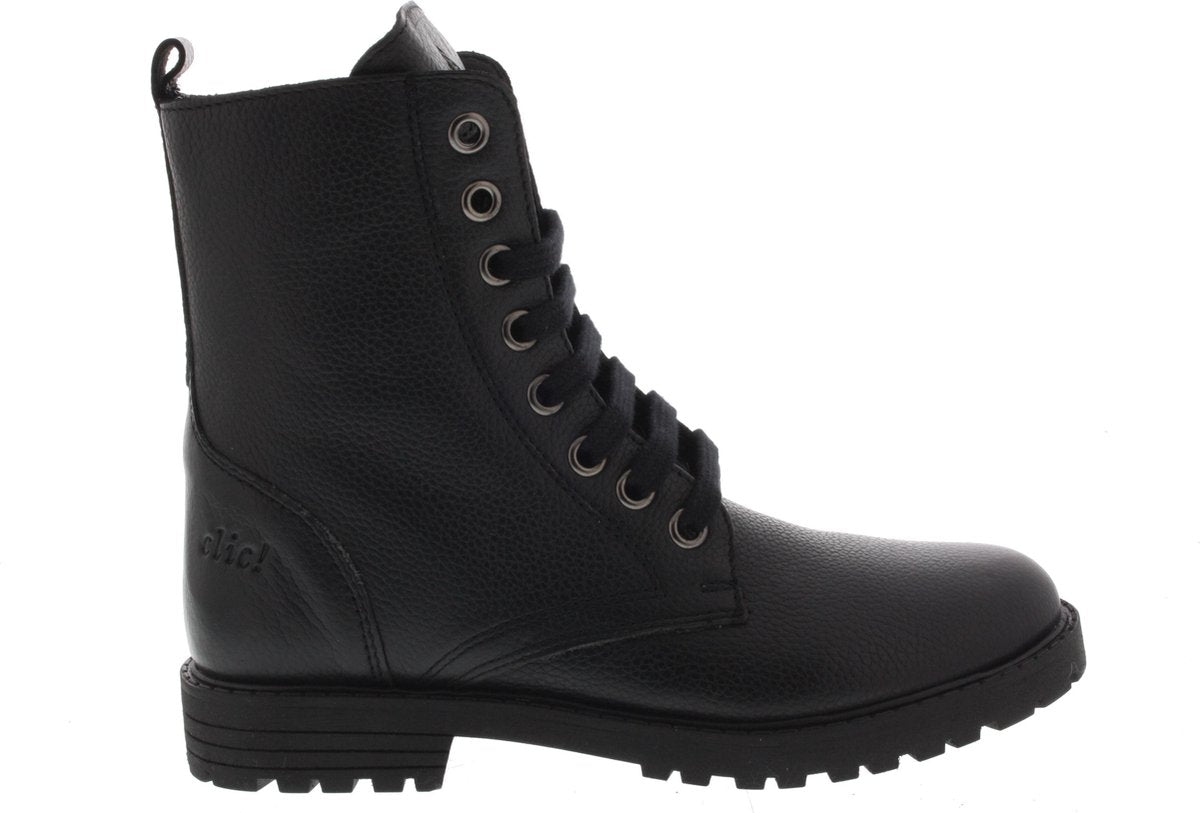 Clic! Veterboots zwart - Maat 35