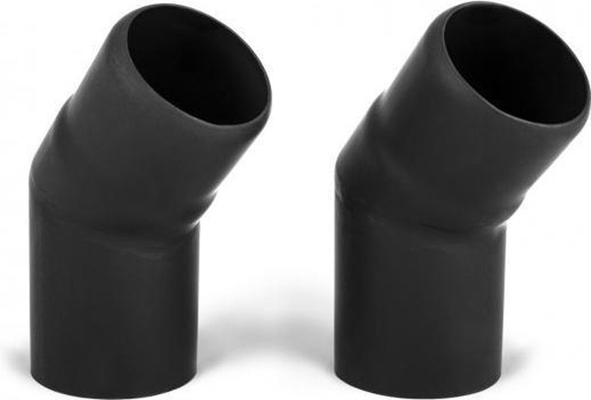 Schoorsteen 45 graden bocht 60mm (2 maal)
