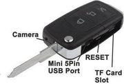 Autosleutel met verborgen camera - spy camera