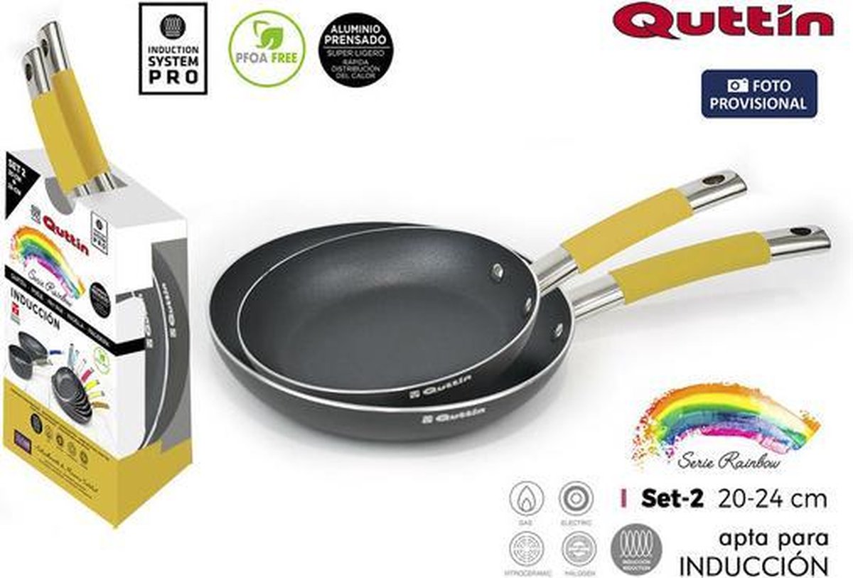 Sarten aluminium zachte indeling - qutin