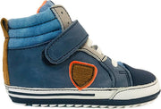 Blauwe ShoesMe Veterschoenen Baby Proof