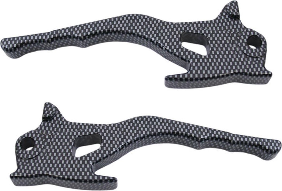 Remgreepset Yamaha Aerox CNC-Gefreest - Carbon