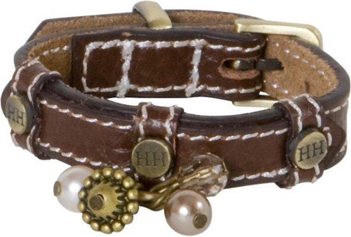 Happy-House Halsband Fashion - Medium - 39-45 cm - Bruin
