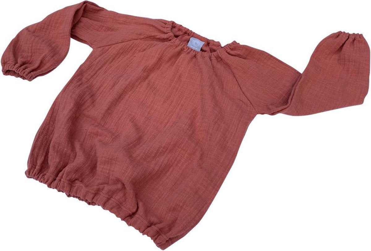 tinymoon Meisjes Blouse Soft Nature Basic – model Balloon – Brique – Maat 134/140
