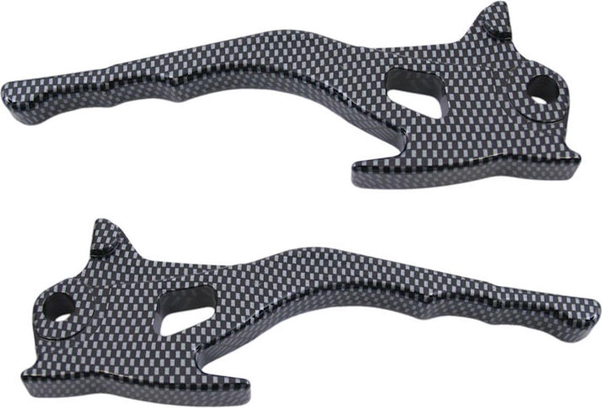 Remgreepset Yamaha Aerox CNC-Gefreest - Carbon