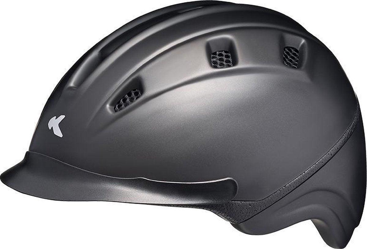 Basco XL black matt KED  cap met hoofdomtrek: 60-64 cm
