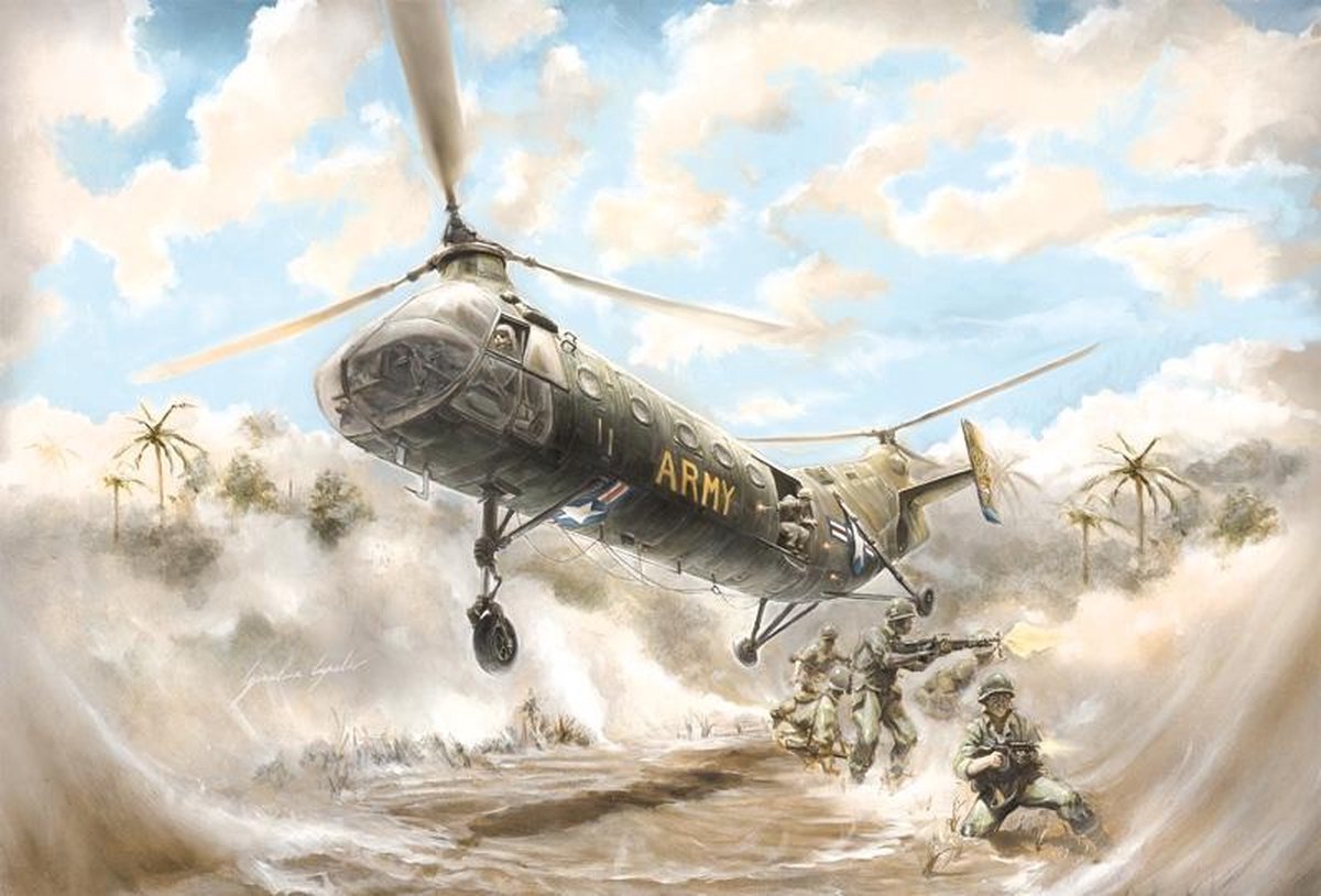Italeri - H21c Shawnee Flying Banana 1:48 (Ita2733s) - modelbouwsets