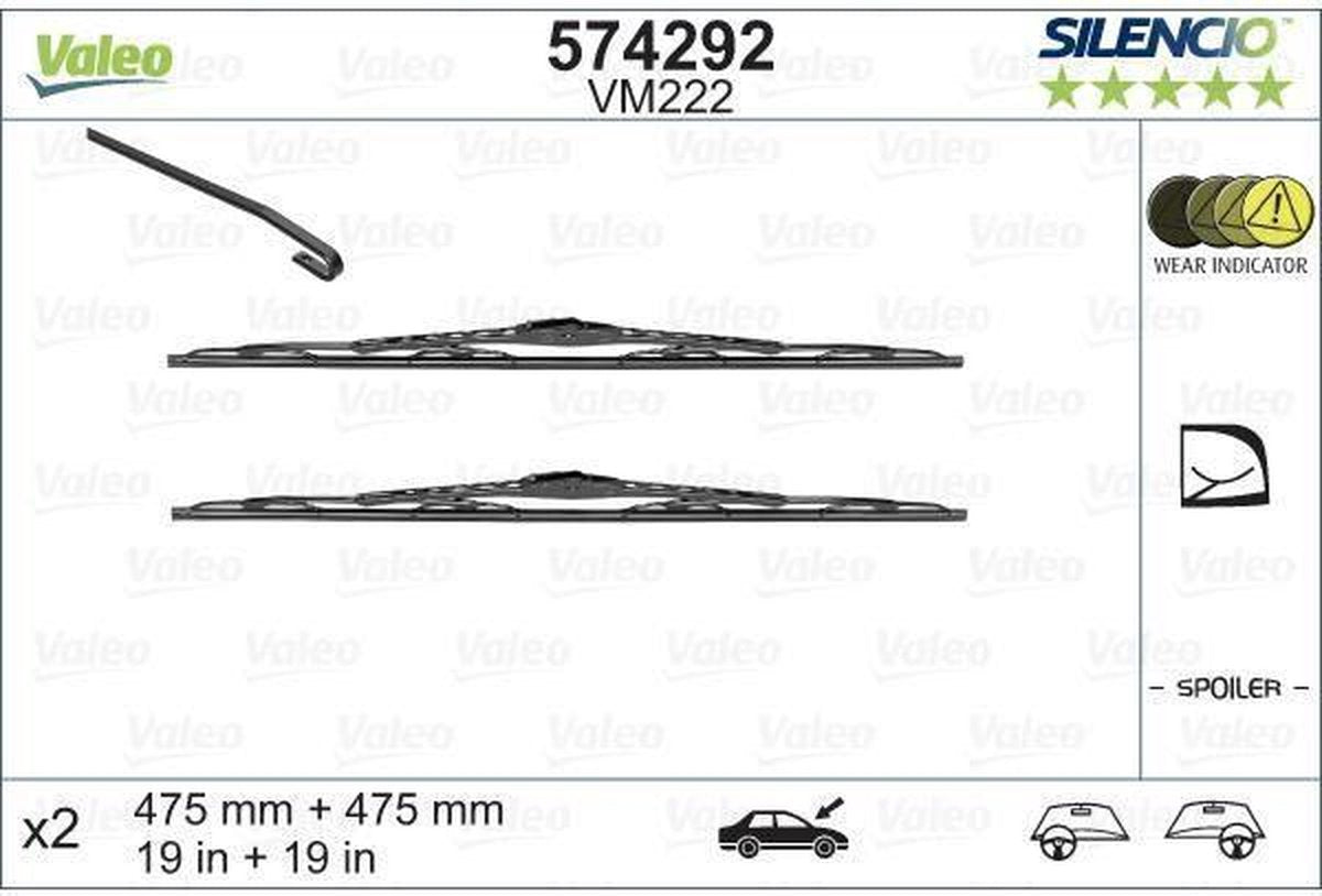 VALEO Bezems VM222 X2 574292