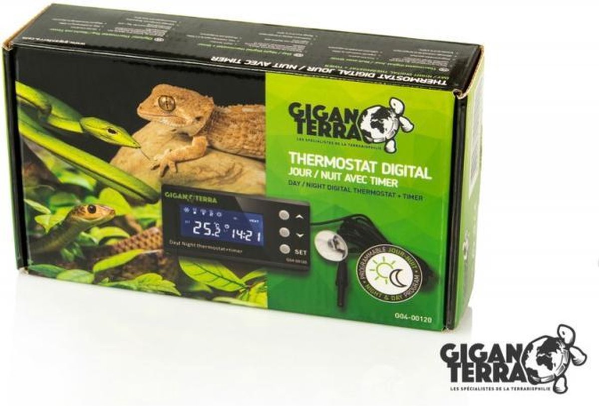 Giganterra Thermostaat dag en nacht timer