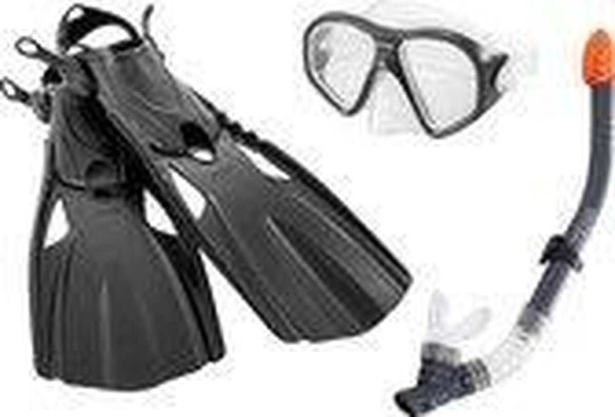 Intex 55657 Aquaflow Sport Reef Rider Zwemset 41-45 Grijs/Zwart