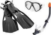 Intex 55657 Aquaflow Sport Reef Rider Zwemset 41-45 Grijs/Zwart