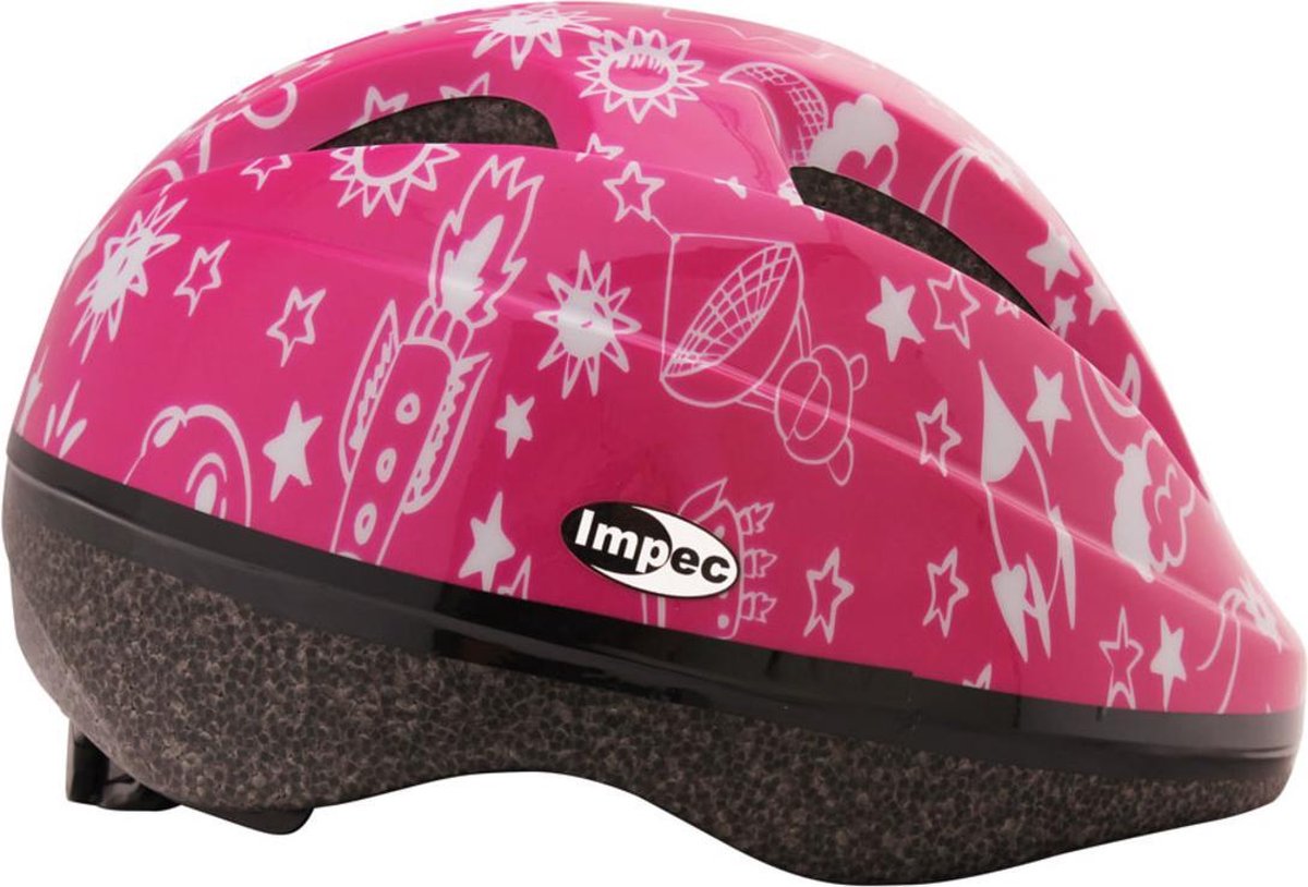 Fietshelm Impec Kind Paarse Planeet