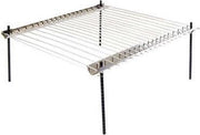 Grilliput quattro Minigrill houtskoolgrill zilver