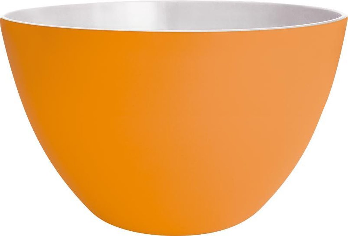 Zak!Designs Twotone Kom - Melamine - Ø 14 cm - Coral/Wit