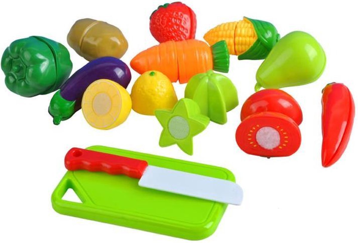 Speelgoed groente en fruit set